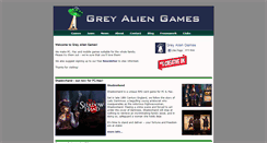 Desktop Screenshot of greyaliengames.com